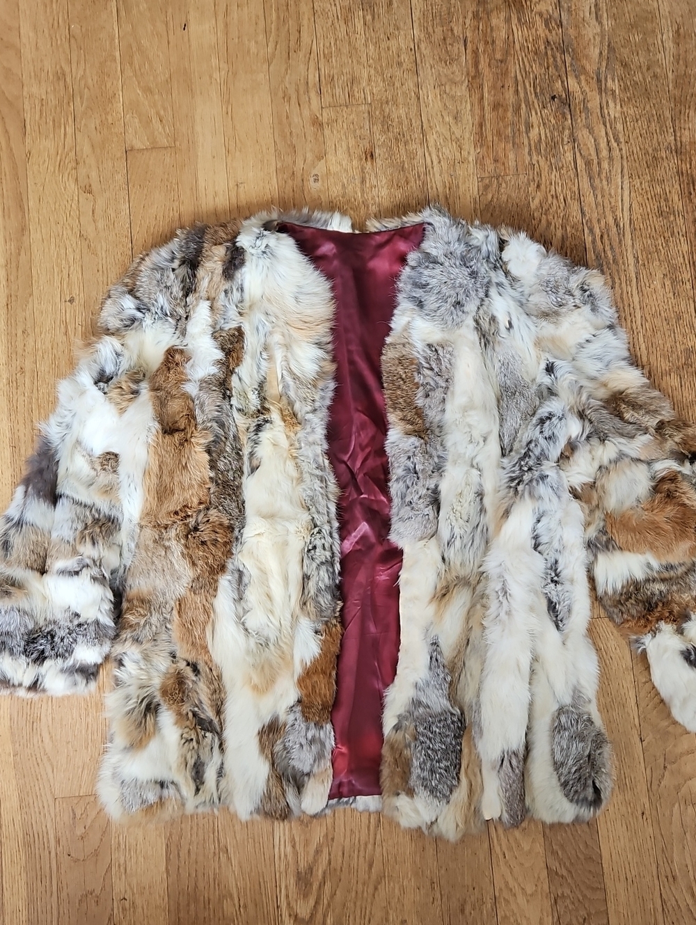 Vintage Rabbit Fur Coat